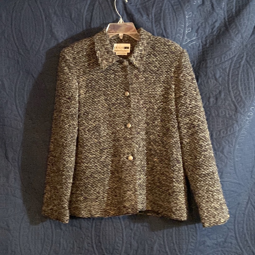 Vintage Leslie Fay Haberdashery Jacket size it made in Guatemala worn once